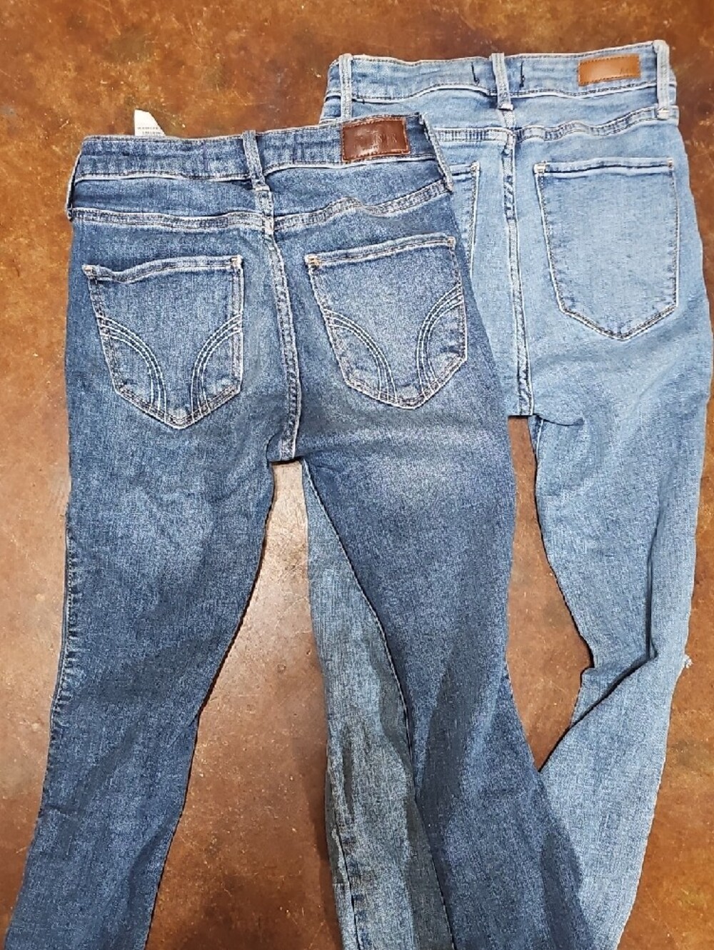 HOLLISTER & A&F High-Rise Super Skinny Full Length & Ankle In Size 00 & 0 - Picture 3 of 3